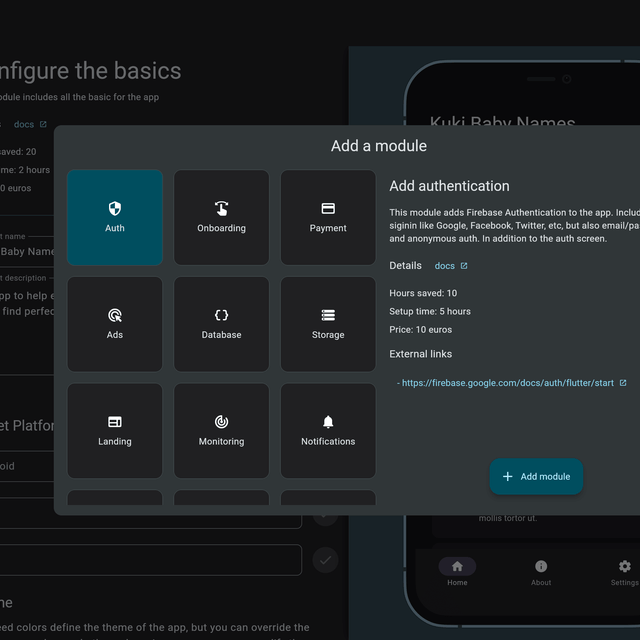 Landing Pay Per Module